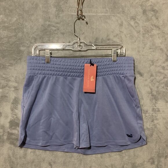 Southern Marsh Claire Shorts Women Large Sand Wash Washed Blue Soft Elastic - Picture 1 of 10